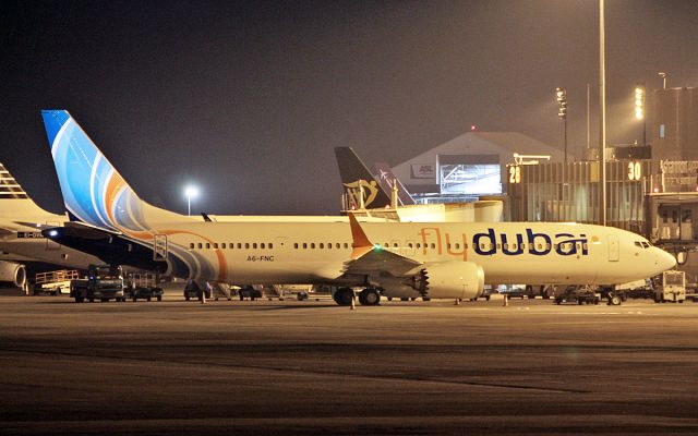 Boeing 737 MAX 9 (A6-FNC) - fly dubai b737 max 9 a6-fnc arriving in shannon from greensboro on its delivery flight 26/2/19.