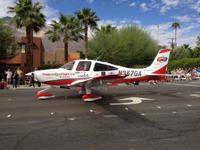 Cirrus SR-22 (N357GA) - AOPA Parade of Planes - Palm Springs