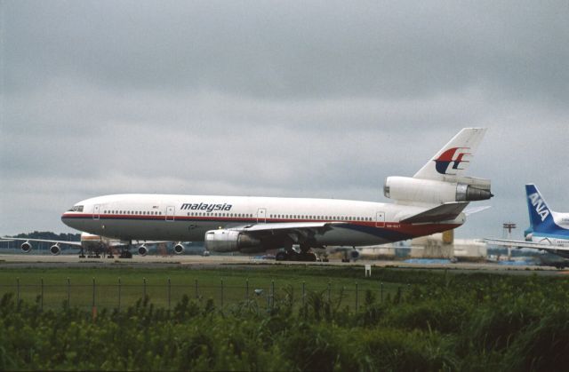 McDonnell Douglas DC-10 (9M-MAT) - Departure at Narita Intl Airport Rwy34 on 1988/08/20 