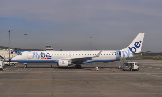 Embraer ERJ-190 (G-FBEA) - Flybe Embraer ERJ-195LR G-FBEA in Aberdeen Dyce Airport