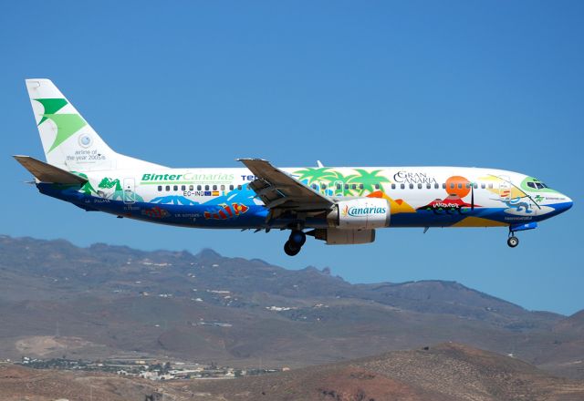 BOEING 737-400 (EC-INQ) - June, 2008.