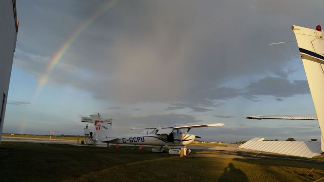 Cessna Commuter (C-GCPU) - Hasel under the rainbow