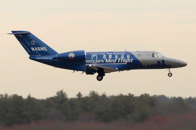 N46NE — - The newsest addition to the Boston Med Flight fleet, 'Medevac 6 November Echo' arriving from Burlington, VT   (4/6)