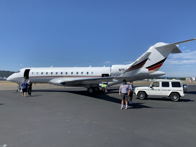 N154QS — - Plane sitting on ramp.