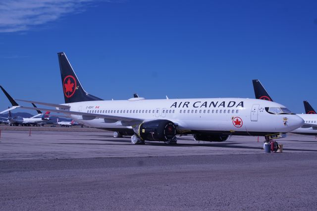 C-GEHY — - One of the first Air Canada 737-MAX8 airframes to arrive at Marana for long term storage.  Photographed November 7th 2019.