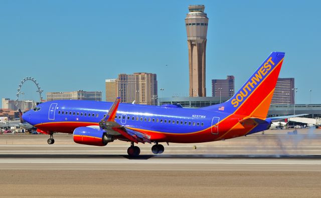 Boeing 737-700 (N257WN) - N257WN Southwest Airlines 2006 Boeing 737-7H4 - cn 32515 / ln 2062 - Las Vegas - McCarran International Airport (LAS / KLAS)br /USA - Nevada September 19, 2014br /Photo: Tomás Del Coro