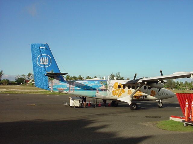 De Havilland Canada Twin Otter (F-ODBN) - Now defunct Air Moorea- Starwood Billboard scheme