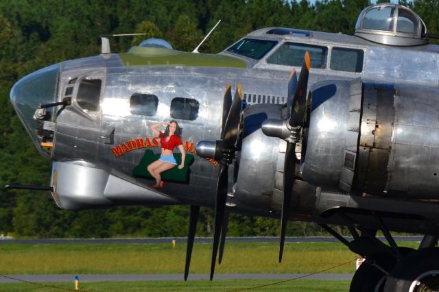 Boeing B-17 Flying Fortress (N3701G) - FORTRESS LLC "Madras Maiden" at KJQF - 10/13/18