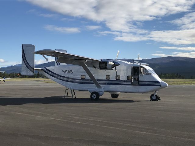 Short Skyvan (N1158) - One of many stops enroot from KLVJ to PANC 