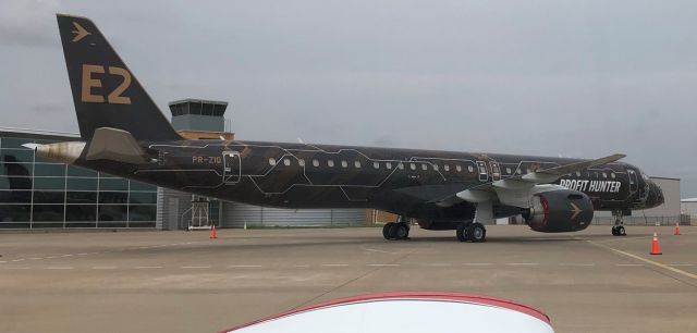 EMBRAER 195 (PR-ZIQ) - Seems like a prototype from Brazil was parked on Sep 05, 2021 in front of the Silent Wings Museum