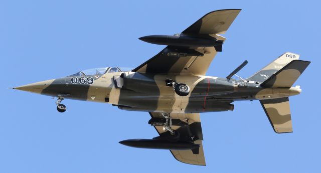 DASSAULT-BREGUET/DORNIER Alpha Jet (C-GLTO) - An RAAF, Alpha Jet, still wearing Canadian registration and camouflage, approaches RAAF, Base Townsville