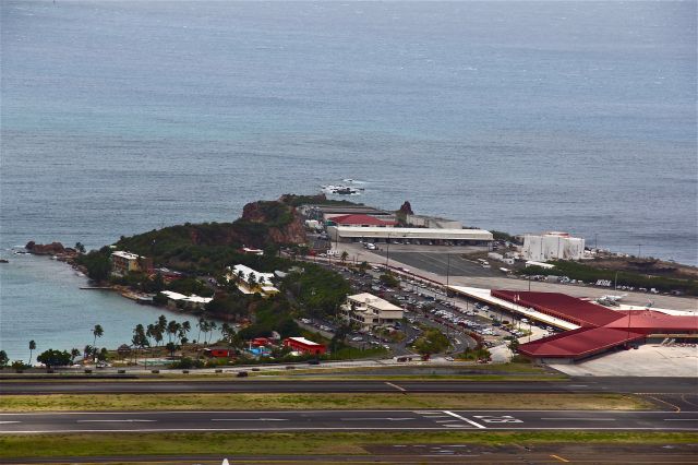 — — - St. Thomas Island Airport, BVI