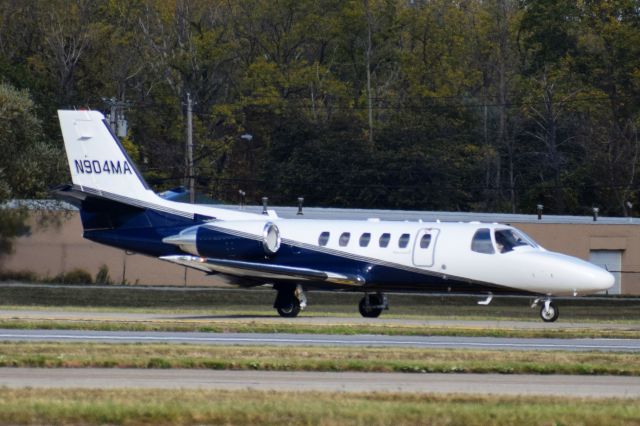 Cessna Citation II (N904MA) - 2005 Cessna Citation Bravo (C550) operated by Malone Air Charter taxiing to Runway 23 from the TAC Air FBO Ramp at the Buffalo Niagara International Airport