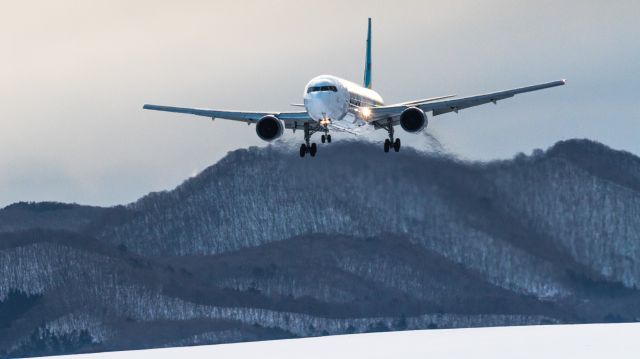 BOEING 767-300 (JA01HD) - Hokkaido International Airlines / Boeing 767-33A/ERbr /Jan.11.2016 Hakodate Airport [HKD/RJCH] JAPAN