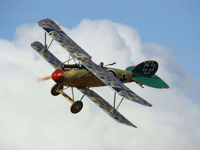 — — - Albatros DVa, Anzac Day Airshow, Masterton, New Zealand