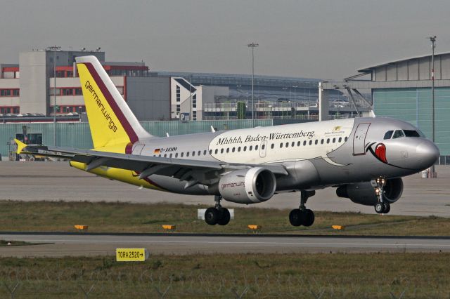 Airbus A319 (D-AKNM) - "Mhhhh,Baden-Württemberg" livery