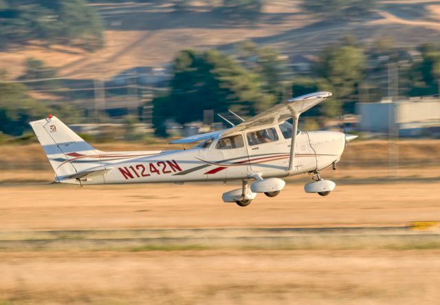 Cessna Skyhawk (N1242N) - Cessna 172S at Livermore Municipal Airport (CA). June 2021.