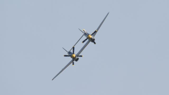 North American Twin Mustang (N887XP) - Airventure 2019