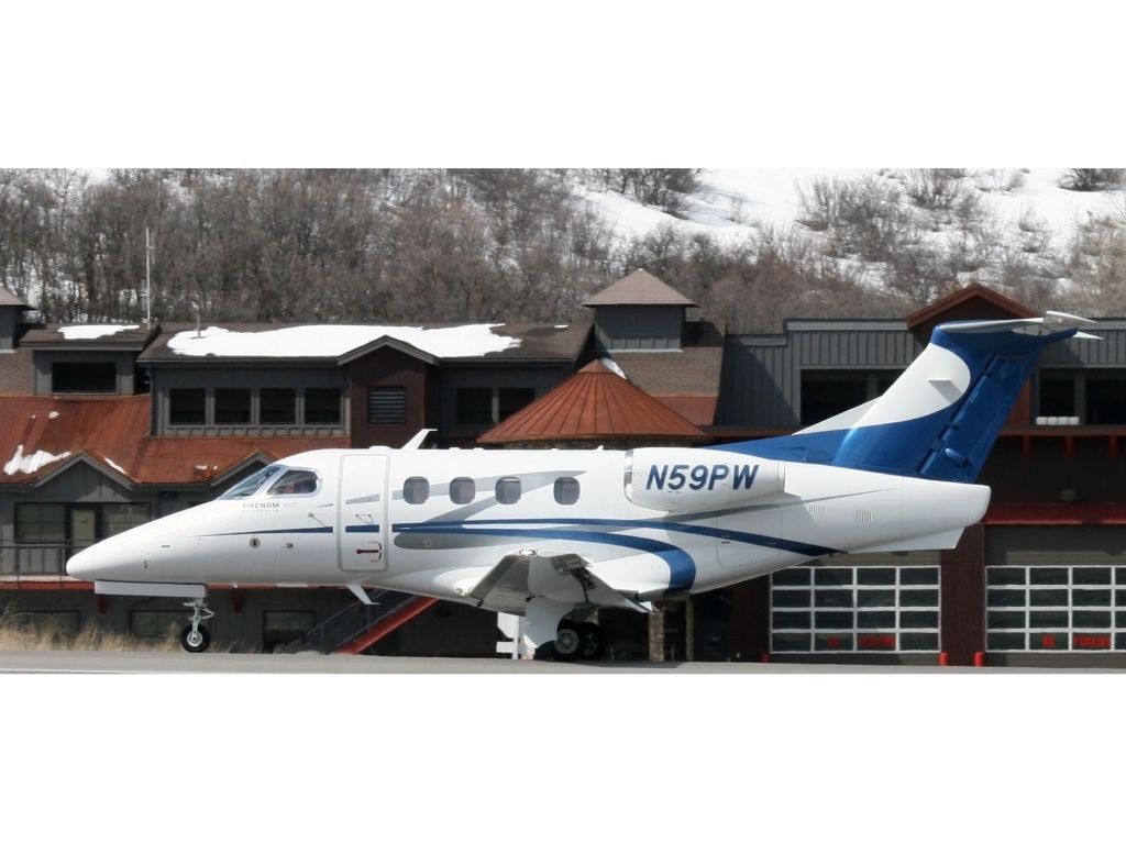 Embraer Phenom 100 (N59PW) - The Phenom 100 is a remarkable aircraft, with quite some success in the US market.