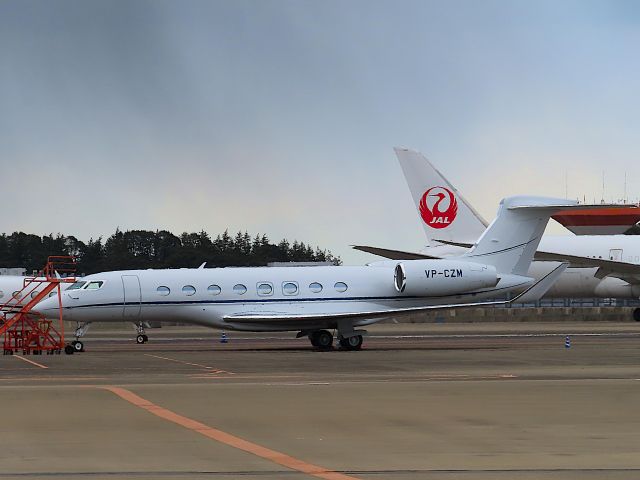 Gulfstream Aerospace Gulfstream G650 (VP-CZM) - I took this picture on Feb 27, 2020.