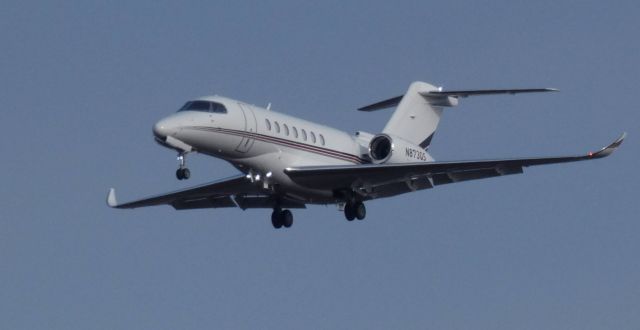 Cessna Citation Longitude (N873QS) - About to touch down is this brand new Cessna 700 Citation Longtitude in the Autumn of 2024.