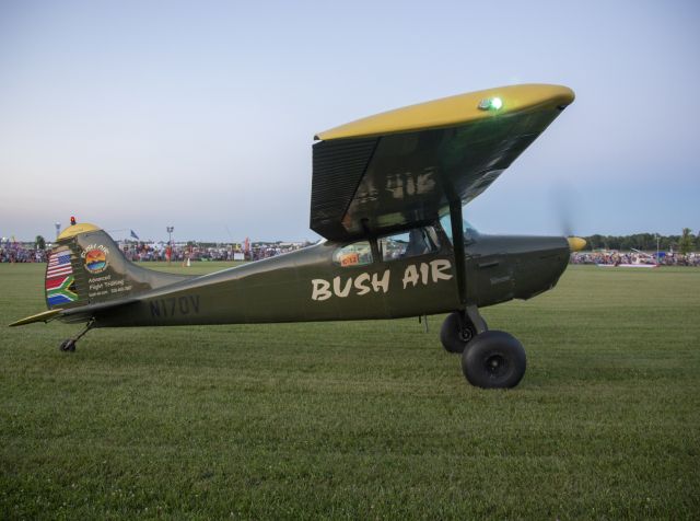 Cessna 170 (N170B) - STOL competition at OSH18. 24 JUL 2018.