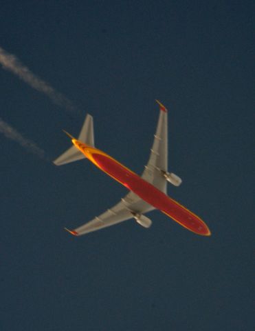 BOEING 767-300 — - DHL Air Ltd 975 N Kentucky Intl to Brussels over Cleveland 35,000 ft. 11-2-14.