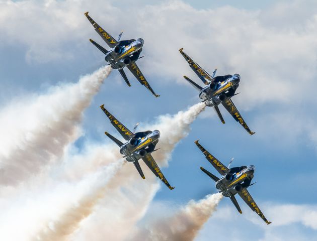 McDonnell Douglas FA-18 Hornet (18-3708) - Blue Angels at New York Airshow 2019