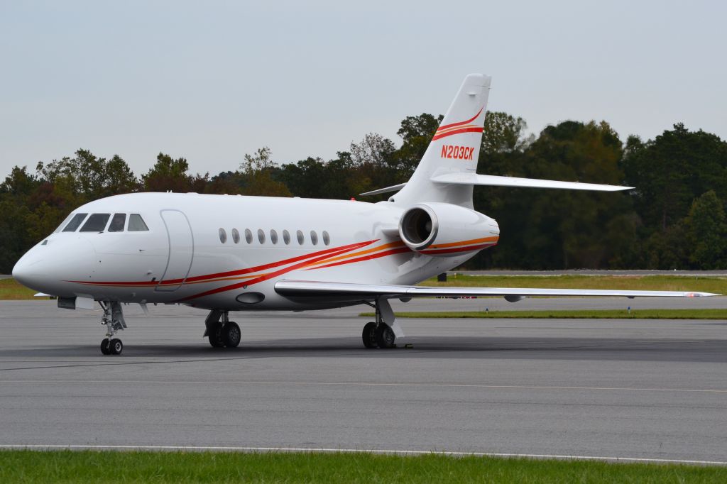 Dassault Falcon 2000 (N203CK) - MACS AVIATION LLC (Circle K) at KJQF - 10/25/18