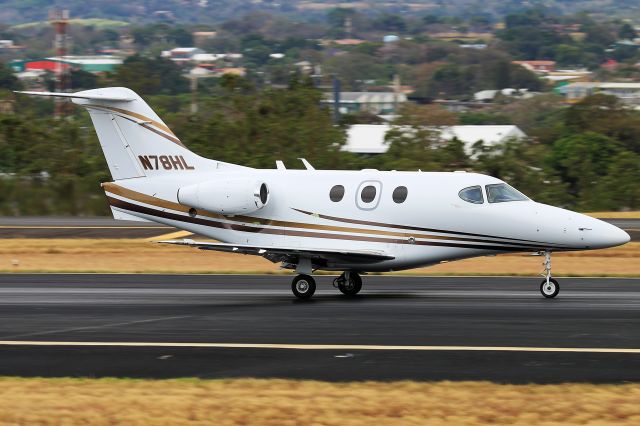 Beechcraft Premier 1 (N78HL) - Hixson Lumber Sales PRM1 heading to SRQ from SJO.