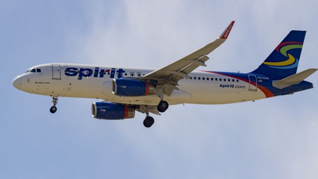 Airbus A320 (N630NK) - On final for 16Rbr /5/13/17