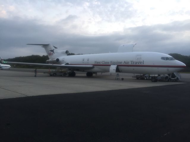 Boeing 727-100 (N725CK) - Early morning departure Newburgh NY. 09/11/19