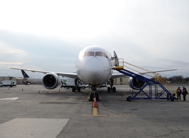 Boeing 787-9 Dreamliner (CC-BGA) - Head on with a LAN 789 at JFK