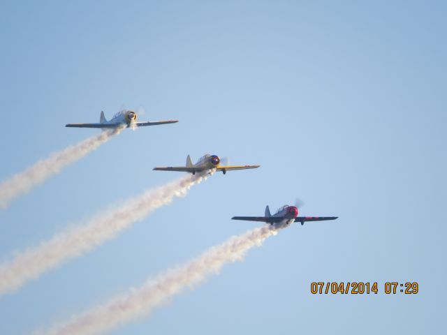 LDA14454 — - Duck Creek at Grand Lake Oklahoma small airshow before the biggest fireworks show in the Midwest.