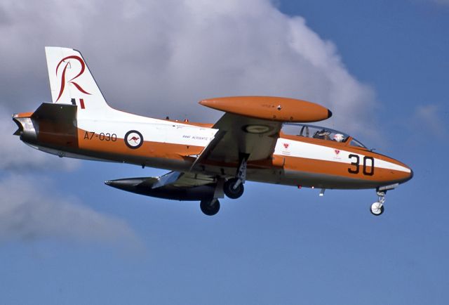 A7030 — - AUSTRALIA - AIR FORCE - COMMONWEALTH CA-30 (MB-326H) - REG : A7-030 (CN CA30-30) - EDINBURGH RAAF BASE ADELAIDE SA. AUSTRALIA - YPED (25/9/1984)