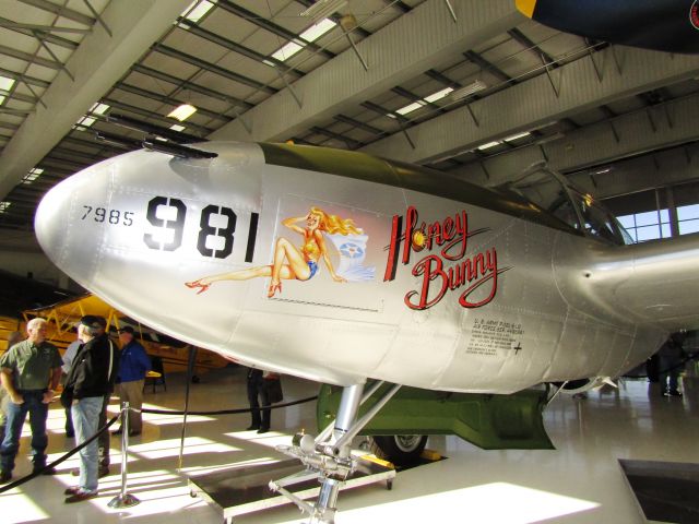 Lockheed P-38 Lightning (N7723C) - On display at Lyon Air Museum