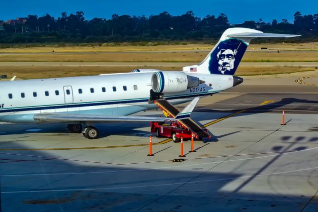 Canadair Regional Jet CRJ-700 (N217AG) - Where oh where is Chester traveling today?