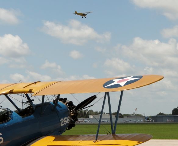 Boeing PT-17 Kaydet (N28024) - Low Speed, High Pass!