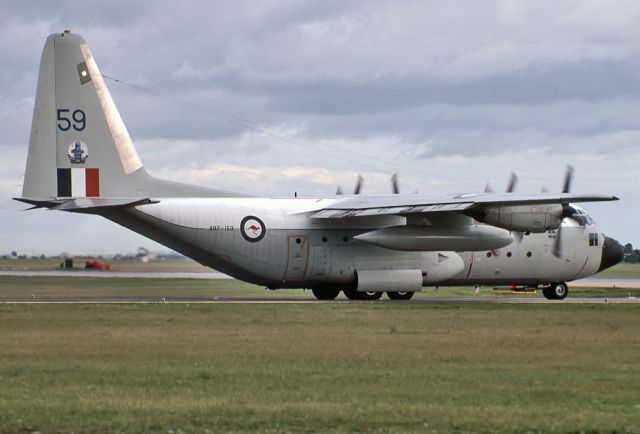 A97159 — - AUSTRALIA - AIR FORCE - LOCKHEED C-130E HERCULES (L0382) - REG A97-159 (CN 382-4159) - EDINBURGH RAAF BASE ADELAIDE SA. AUSTRALIA - YPED (23/7/1984)