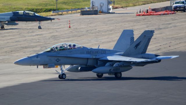 McDonnell Douglas FA-18 Hornet (16-4683) - HAWK1 from VMFA(AW)-533  F/A-18D