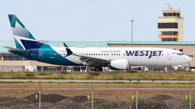 Boeing 737 MAX 8 (C-GZSG) - Arrival.