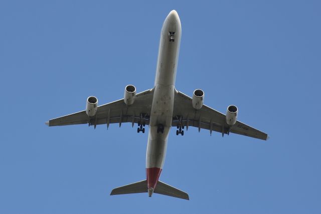 EC-IOB — - Airbus A340 on finals London Heathrow. mp©ð¸