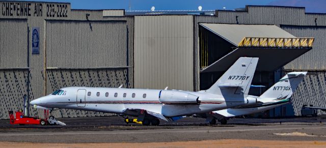 Cessna Citation Sovereign (N777DY) - N777DY 2008 Cessna 680 Citation Sovereign s/n 680-0247 - North Las Vegas Airport  KVGTbr /Photo: TDelCorobr /May 19, 2023