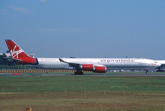 Airbus A340-600 (G-VGOA) - Departure at Narita Intl Airport Rwy16R on 2005/10/02