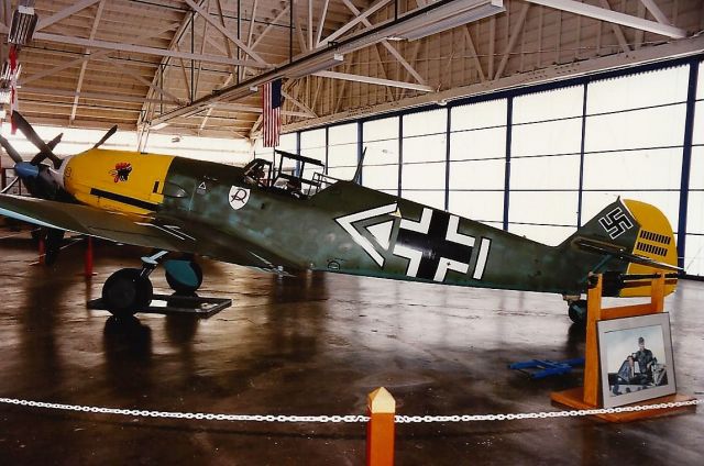 — — - Messerschmidt 109E-3.  This photo was taken at the Champlin Fighter Museum (Mesa, AZ), which closed in 2003.  