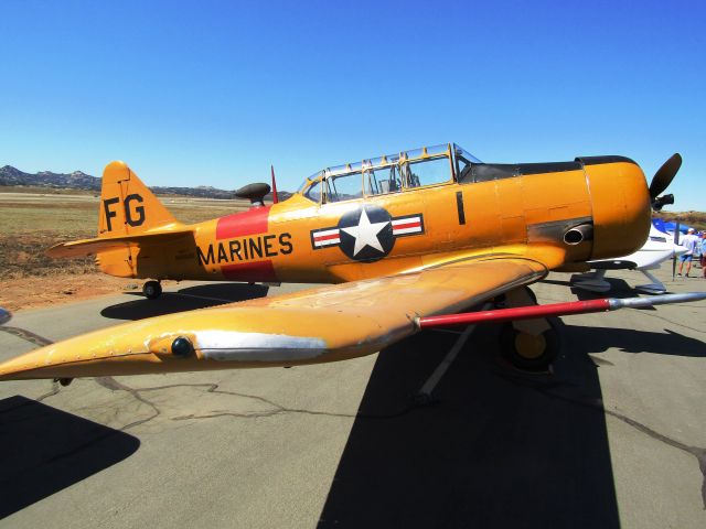 North American T-6 Texan (N49939) - On display at Ramona