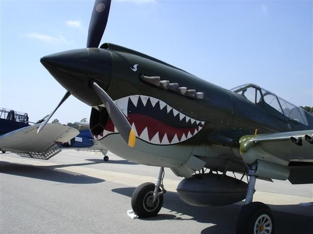 — — - Curtiss P-40 Warhawk, Hawthorne Air Fair 2005