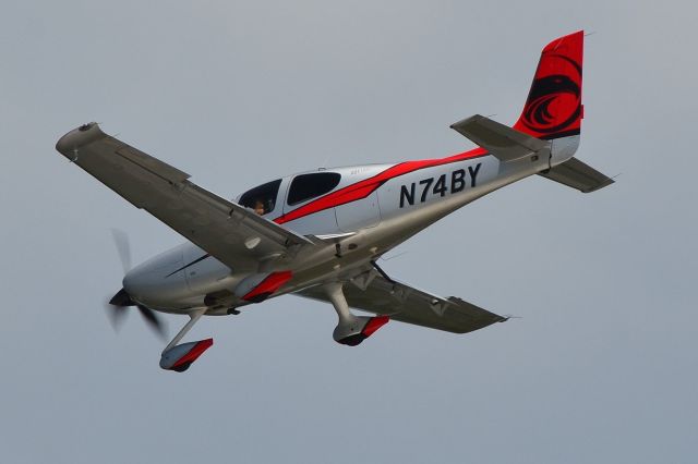 Cirrus SR-22 (N74BY) - KALA AVIATION LLC on final at KJQF - 7/30/18