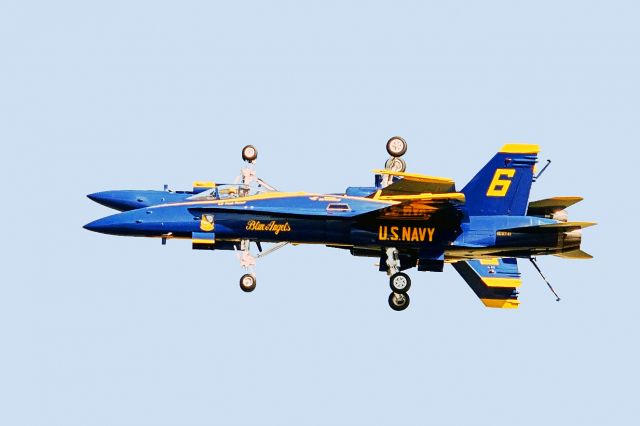 — — - Blue angels at Ellington AFB