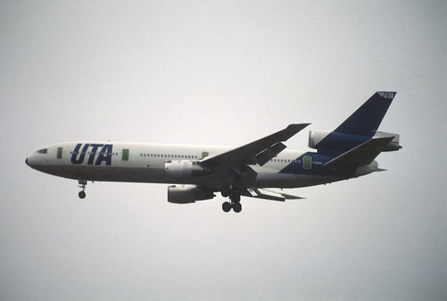 McDonnell Douglas DC-10 (F-BTDO) - Final Approach to Narita Intl Airport Rwy34 on 1989/05/03